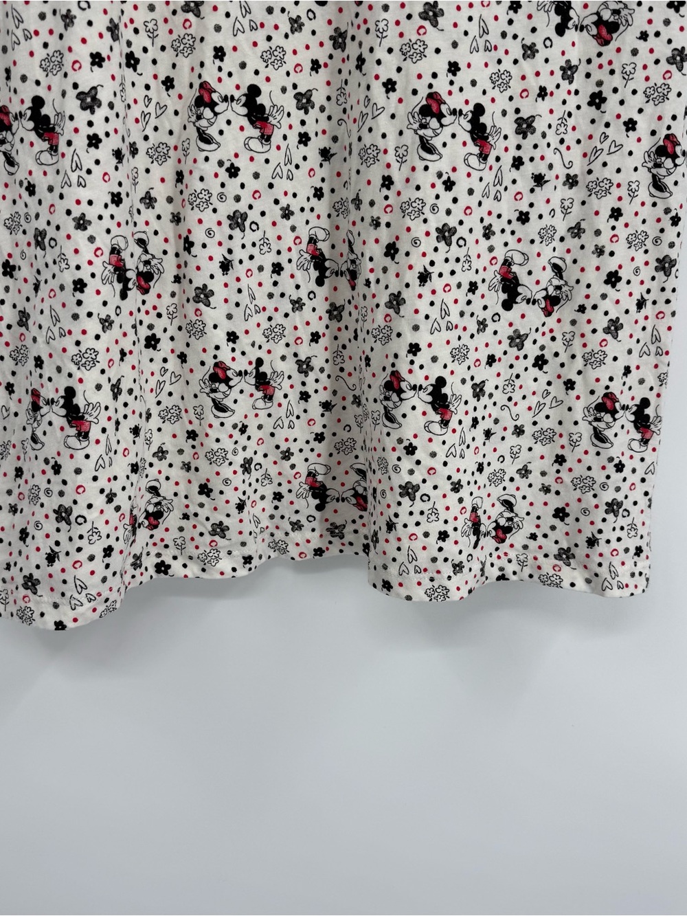 Disney Mickey Minnie Two Piece Pajama Set SIZE 3X Short Sleeve Cotton Polka Dot - Picture 3 of 9
